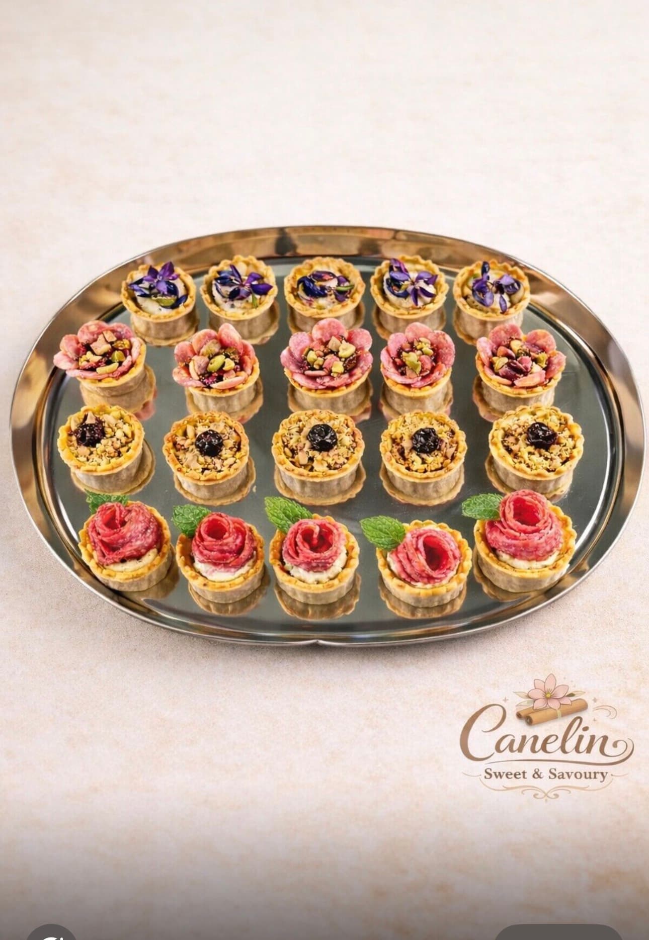 Signature tarts from Canelin Sweet & Savoury
